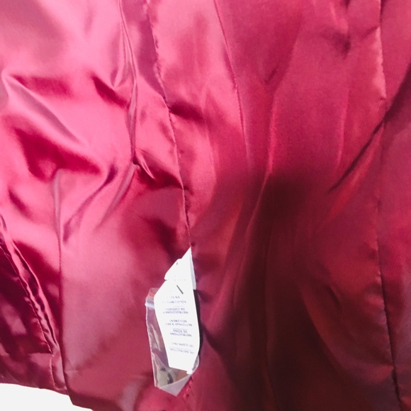 Rachel Roy wool burgundy (wine)coat xl - Picture 8 of 16